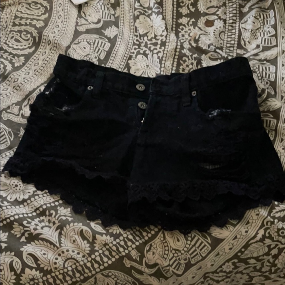 LF Carmar Black Shorts